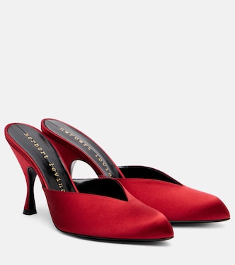 Sitting Pretty 95 satin mules | Herbert Levine