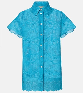 Embroidered cotton shirt | Valentino