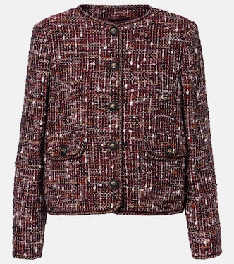 Cropped cotton-blend bouclé jacket | Etro