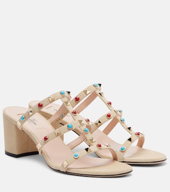 Embellished suede sandals | Valentino Garavani