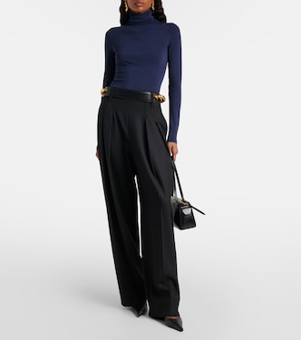 Colorado turtleneck bodysuit in blue - Wolford | Mytheresa