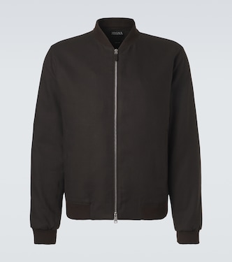 Bomberjacke aus Leinen | Zegna