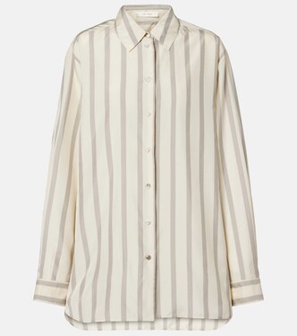 Sisilia striped silk shirt | The Row