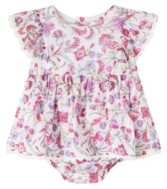 Baby Lena floral cotton bodysuit | Louise Misha