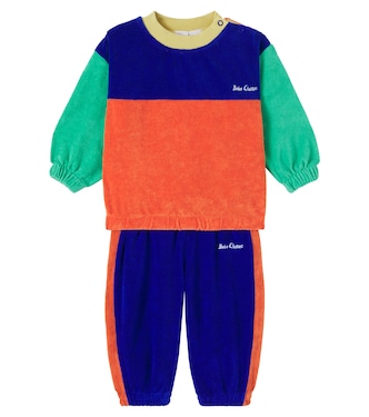 Baby cotton-blend terry sweatshirt and sweatpants set | Bobo Choses