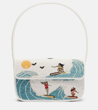 Schultertasche Tommy mit Pailletten | Staud