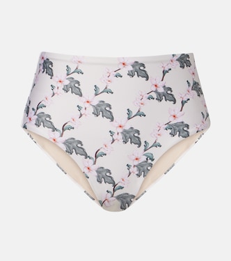 Magenta floral bikini bottoms | Agua by Agua Bendita