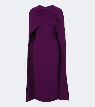 Midikleid Oria aus Crêpe | Safiyaa