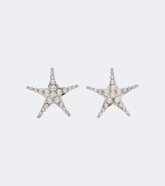Crystal-embellished earrings | Alessandra Rich