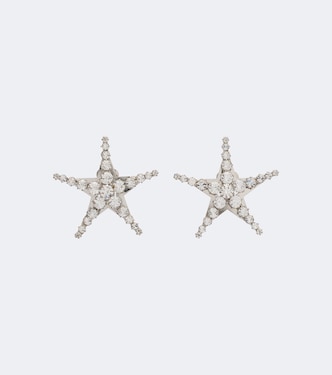 Crystal-embellished earrings | Alessandra Rich
