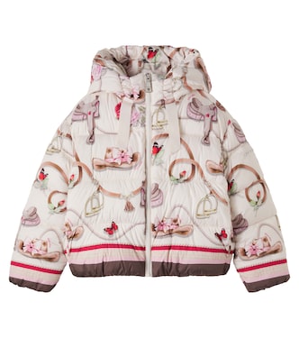 Printed puffer jacket | Monnalisa