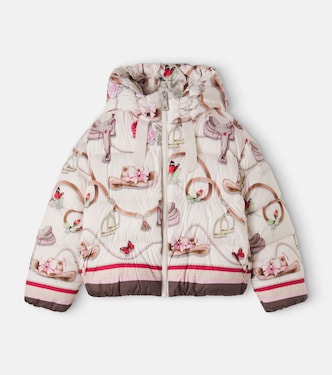 Printed puffer jacket | Monnalisa