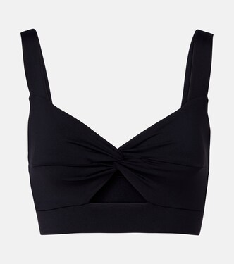Shell cutout ruched sports bra | Norba