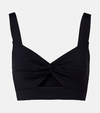 Shell cutout ruched sports bra | Norba