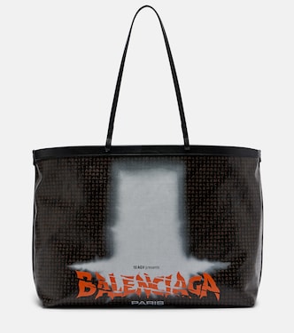 Tote Bag Snob Large aus Canvas mit Leder | Balenciaga