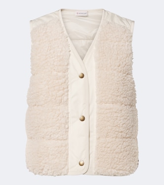 Wattierte Weste mit Teddyfleece | Moncler