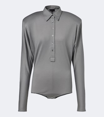 Body en laine mélangée | Mugler