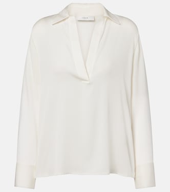 Silk-blend blouse | Vince