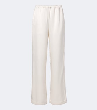 Satin wide-leg pants | Róhe