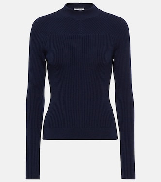 Ribbed-knit wool-blend top | Alaïa