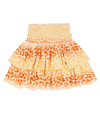 Bolata animal print smocked skirt | Molo