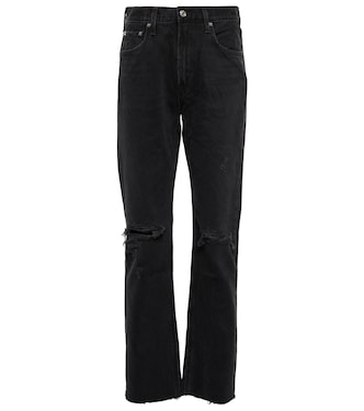 Cherie high-rise straight jeans | Agolde