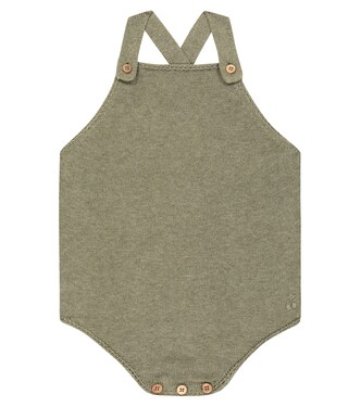 Baby Tonie cotton and cashmere romper | Bonpoint