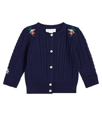 Baby cable-knit cotton cardigan | Polo Ralph Lauren Kids