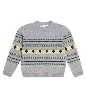 Branco jacquard wool sweater | Bonpoint