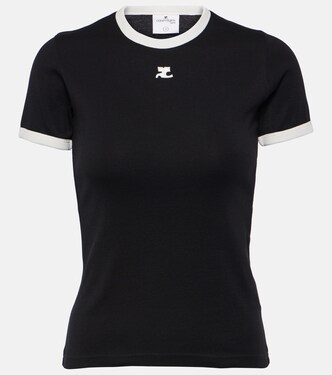 T-shirt en coton à logo | Courrèges