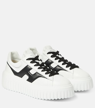 H-Stripes leather sneakers | Hogan