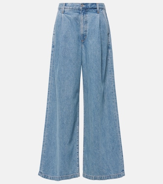 Ellis mid-rise wide-leg jeans | Agolde