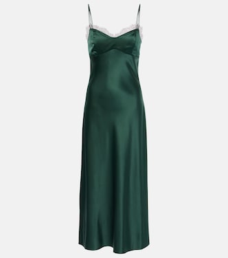 Bixie silk-blend satin slip dress | Veronica Beard