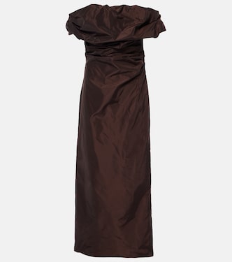 Robe longue Andrea à encolure bardot | Staud