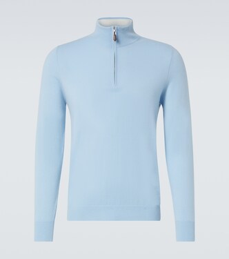 Mr Fenchurch cashmere half-zip sweater | Arch4