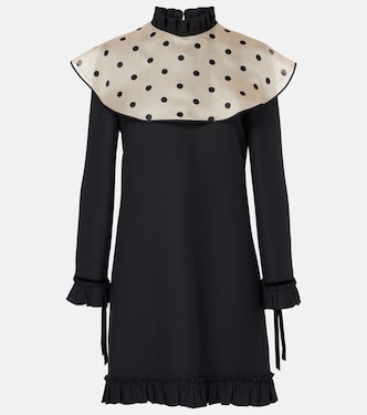 Crepe Couture polka-dot minidress | Valentino