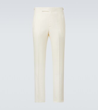 Wool, silk, and linen suit pants | Gabriela Hearst