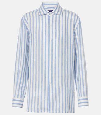 Striped linen shirt | Ralph Lauren Collection