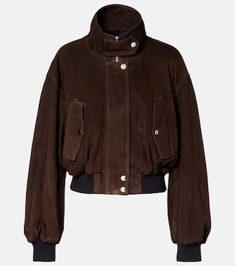 Briar suede bomber jacket | Nour Hammour