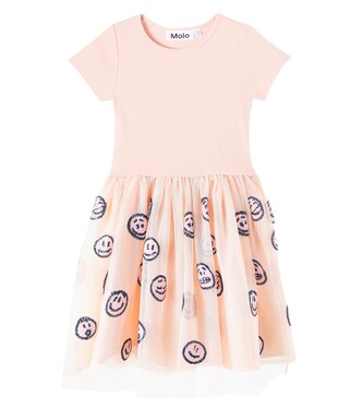 Cyrusila jersey and tulle dress | Molo