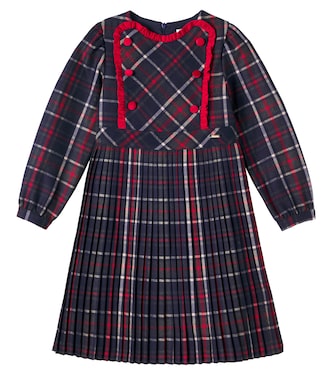 Plaid pleated dress | Patachou