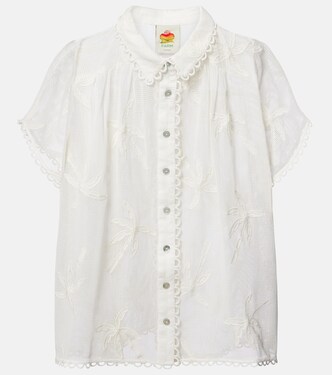 Embroidered cotton shirt | Farm Rio