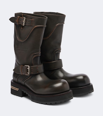 Stiefel Venom aus Leder | Balenciaga