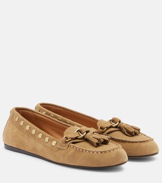 Verzierte Loafers Faxel aus Veloursleder | Isabel Marant