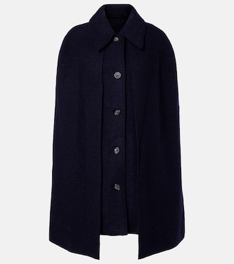  Wool bouclé cape | Toteme
