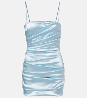 Ruched satin minidress | Dolce&Gabbana