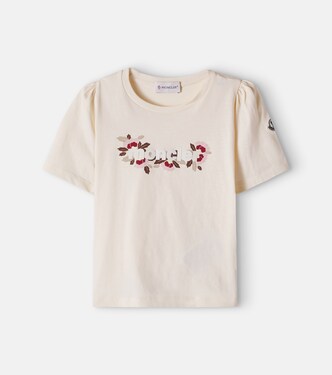 Logo cotton jersey T-shirt | Moncler Enfant