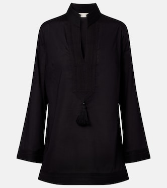 Cotton poplin tunic | Tory Burch