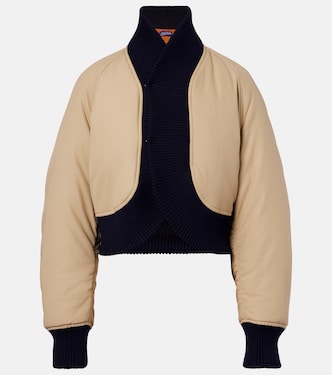Cropped cotton bomber jacket  | Jean Paul Gaultier