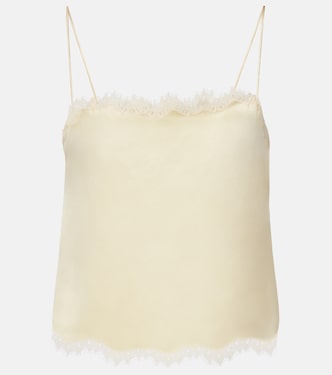 Top Loure aus Seide mit Spitze | Dôen